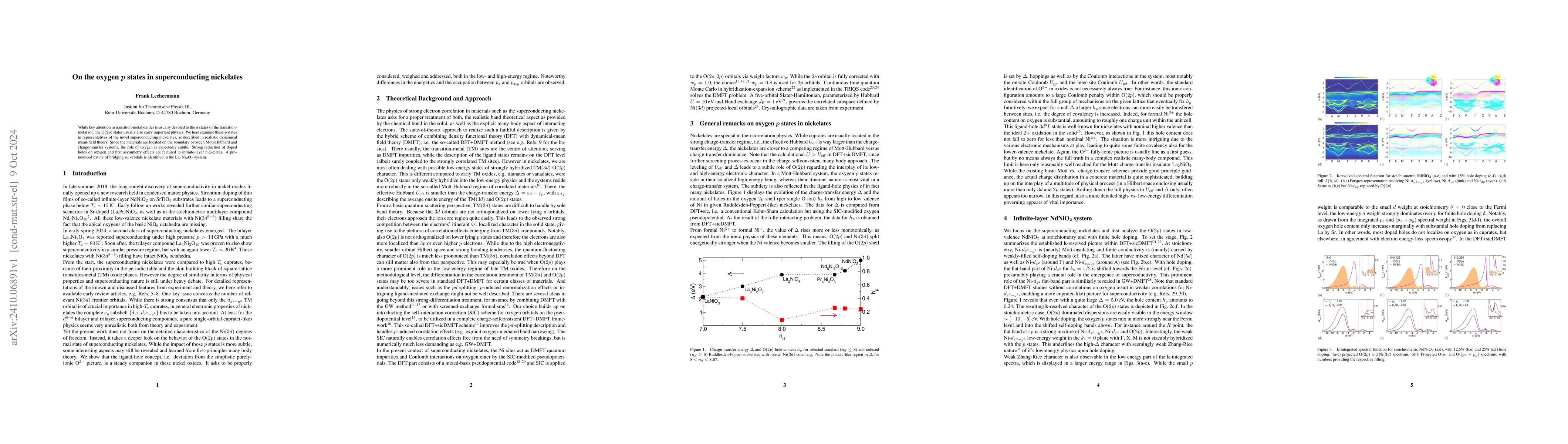 Thumbnail for On the oxygen $p$ states in superconducting nickelates