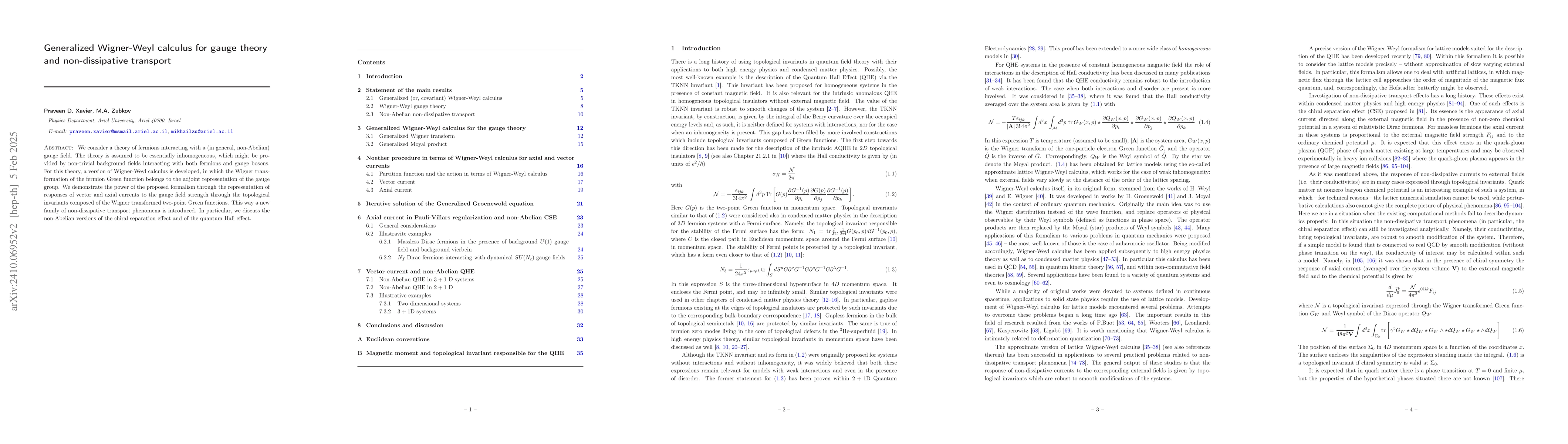 Thumbnail for Generalized Wigner-Weyl calculus for gauge theory and non-dissipative
  transport