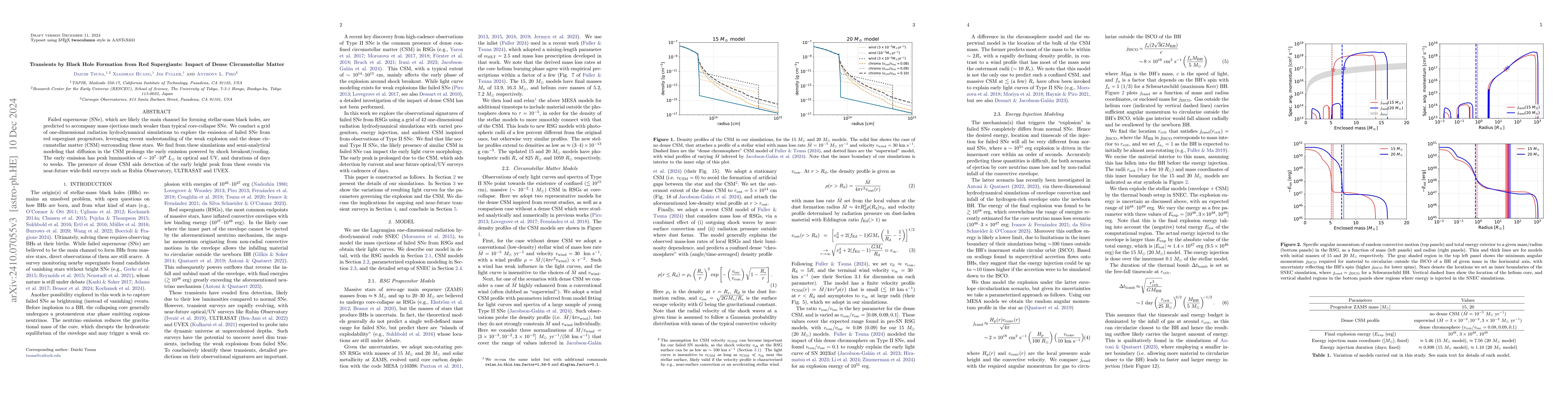 Thumbnail for Transients by Black Hole Formation from Red Supergiants: Impact of Dense
  Circumstellar Matter