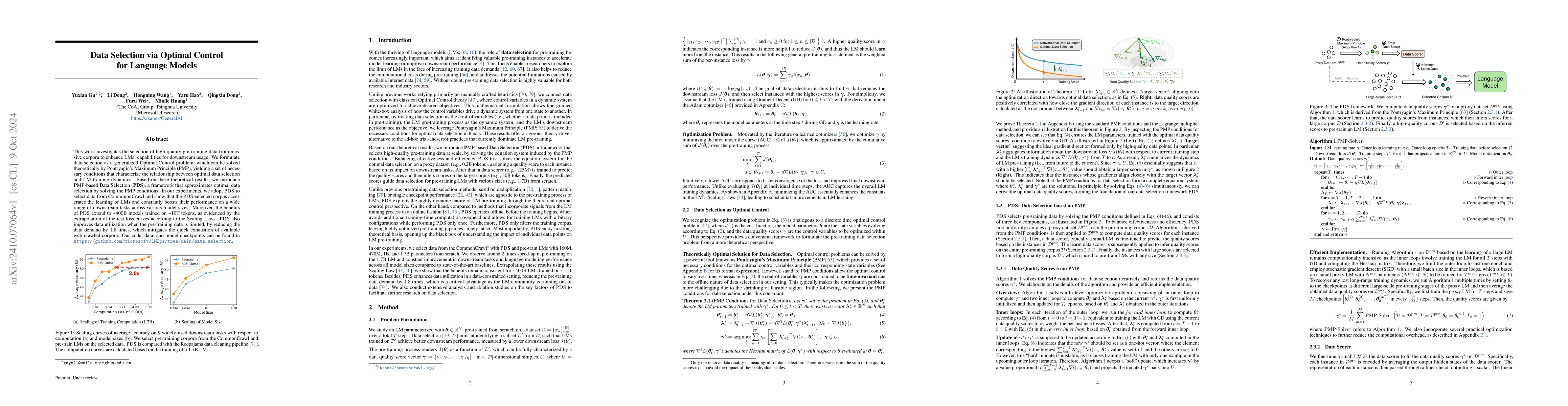 Thumbnail for Data Selection via Optimal Control for Language Models