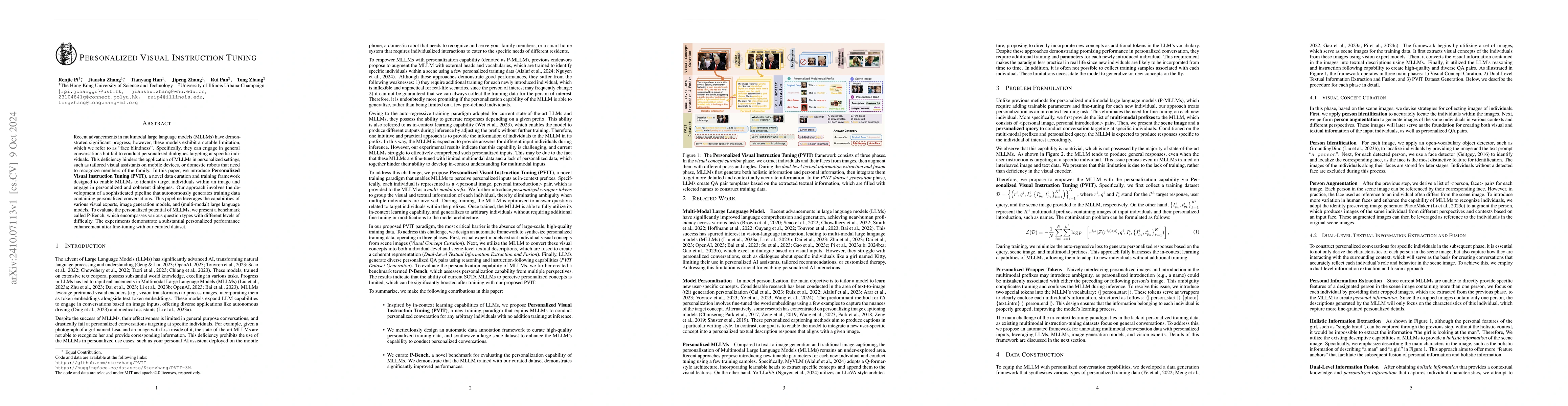 Thumbnail for Personalized Visual Instruction Tuning