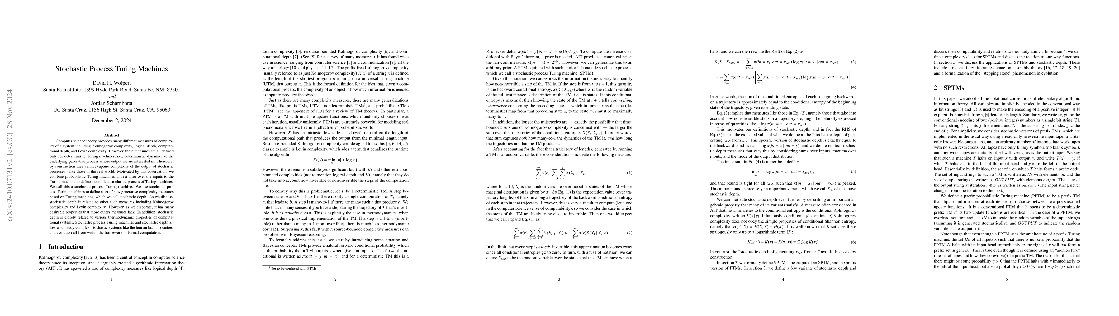 Thumbnail for Stochastic Process Turing Machines