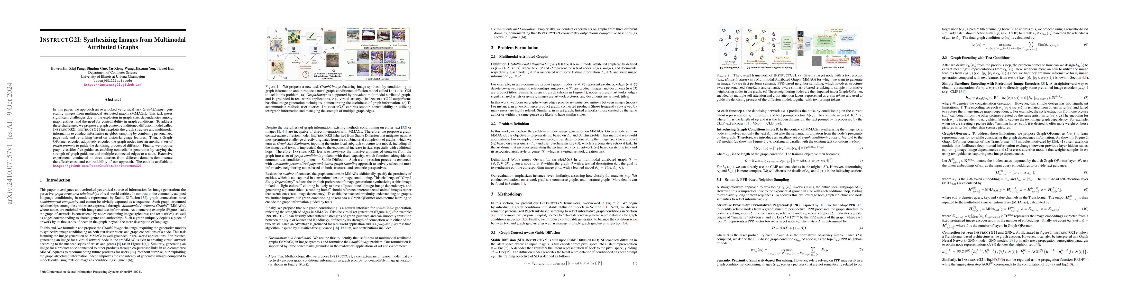 Thumbnail for InstructG2I: Synthesizing Images from Multimodal Attributed Graphs