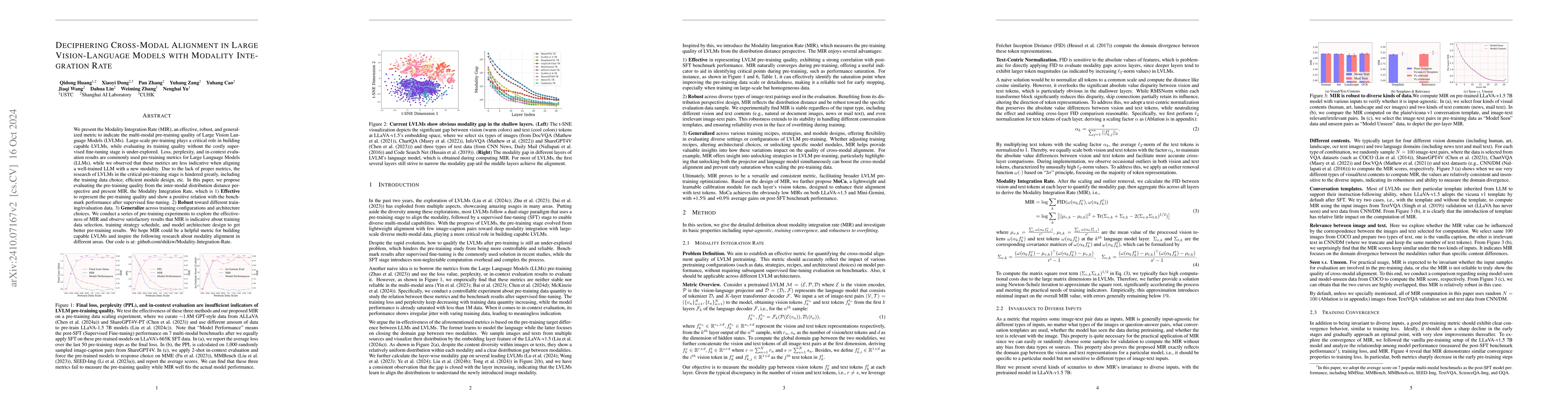 Thumbnail for Deciphering Cross-Modal Alignment in Large Vision-Language Models with
  Modality Integration Rate