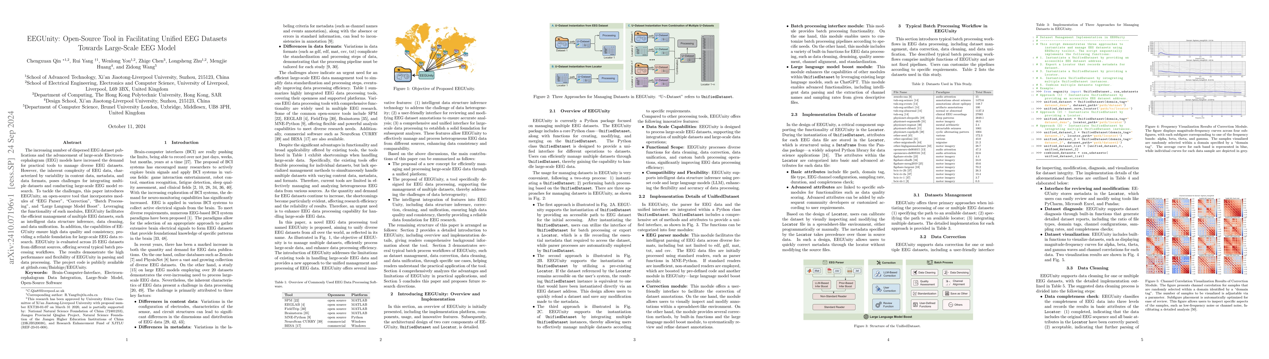 Thumbnail for EEGUnity: Open-Source Tool in Facilitating Unified EEG Datasets Towards
  Large-Scale EEG Model