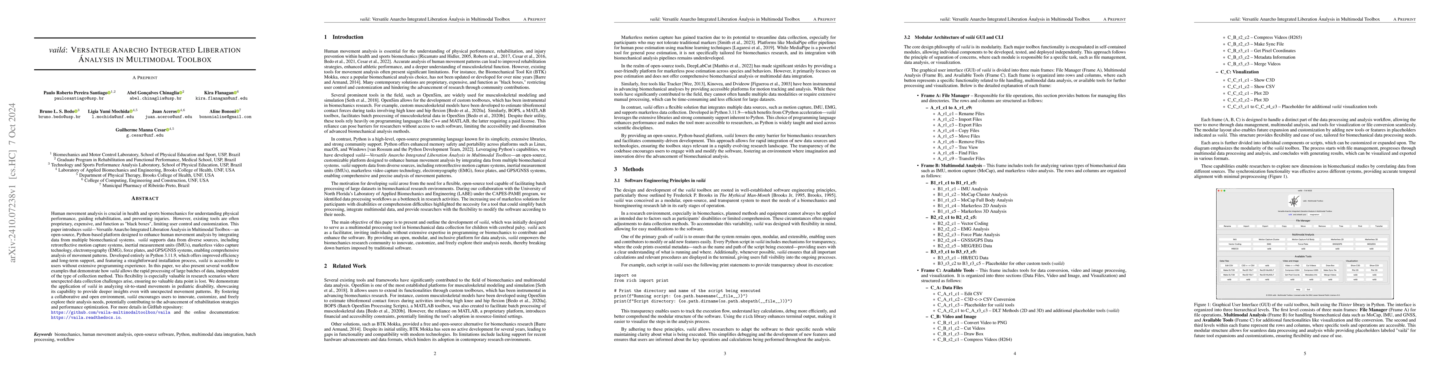 Thumbnail for vailá: Versatile Anarcho Integrated Liberation Ánalysis in
  Multimodal Toolbox