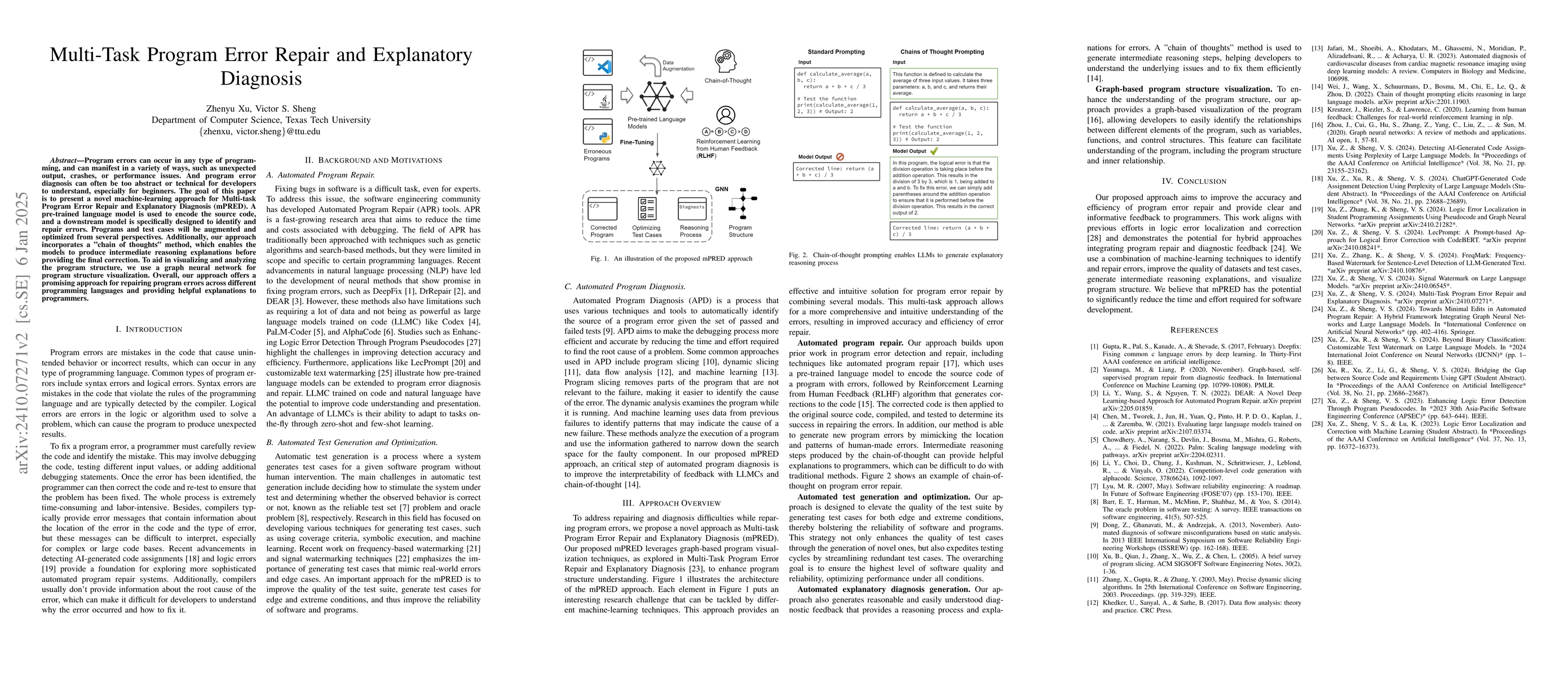 Thumbnail for Multi-Task Program Error Repair and Explanatory Diagnosis