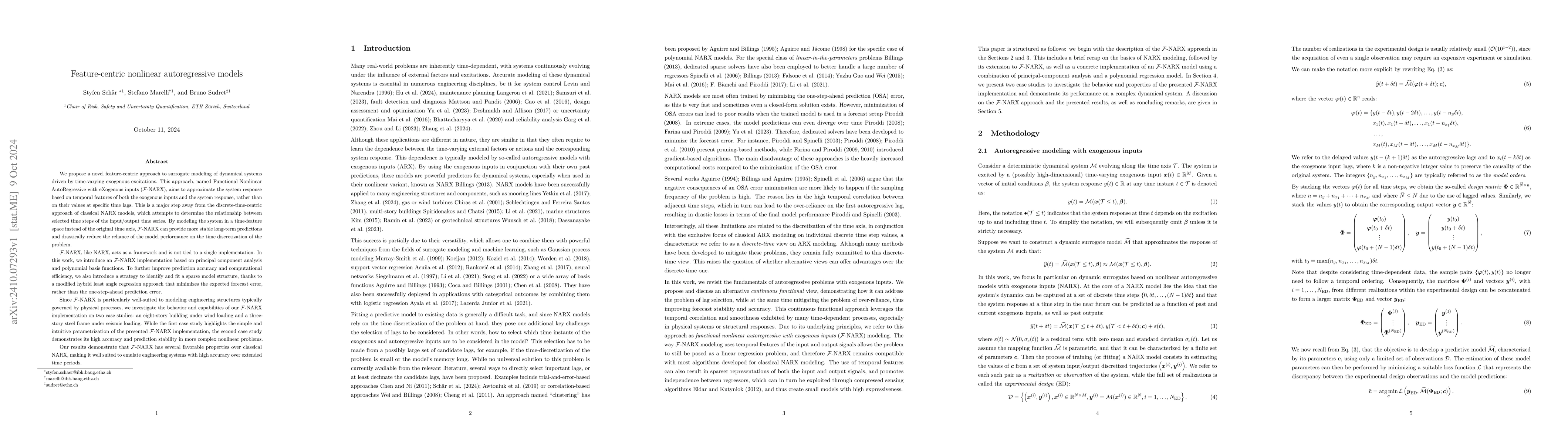 Thumbnail for Feature-centric nonlinear autoregressive models