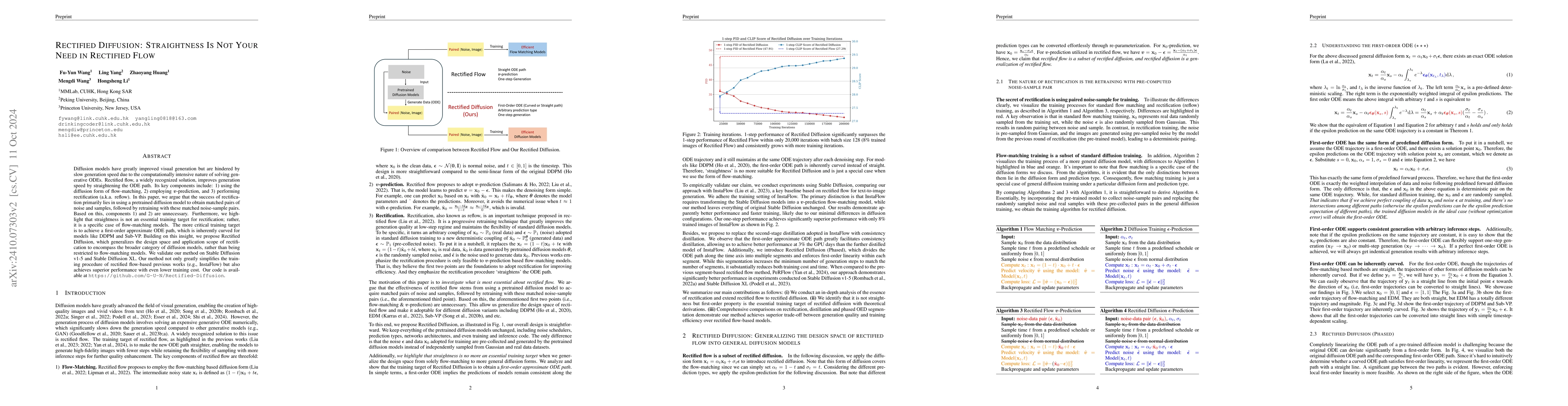 Thumbnail for Rectified Diffusion: Straightness Is Not Your Need in Rectified Flow