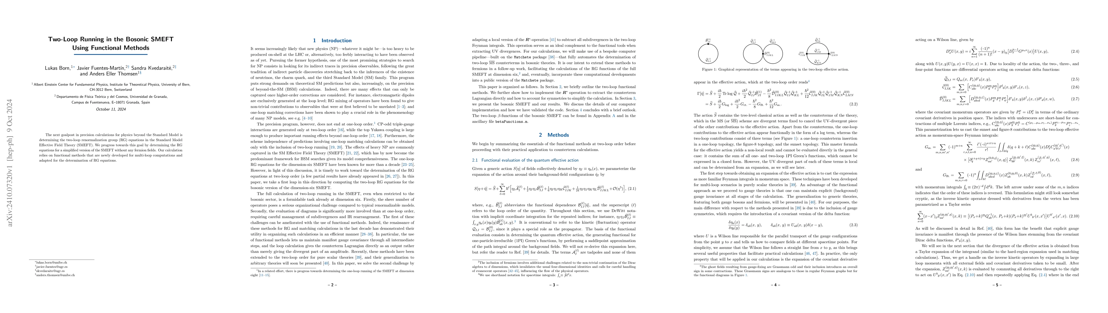 Thumbnail for Two-Loop Running in the Bosonic SMEFT Using Functional Methods