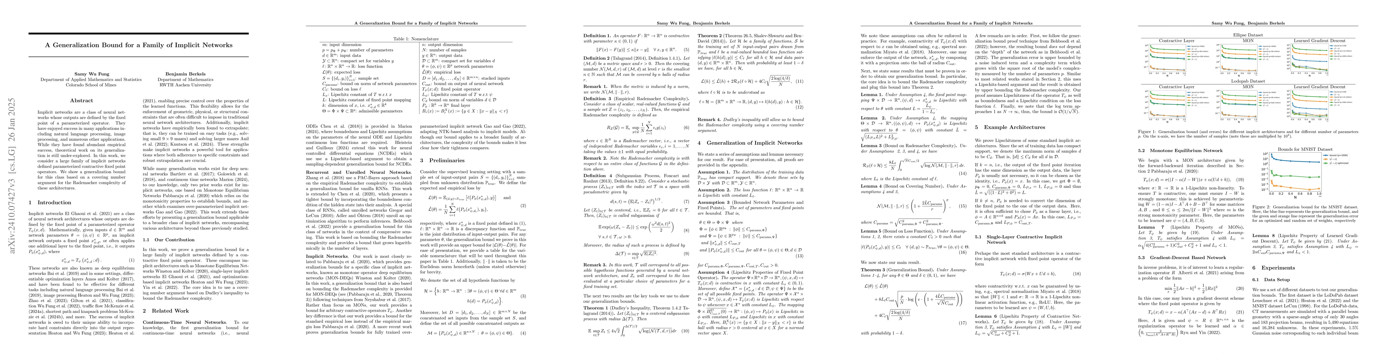 Thumbnail for A Generalization Bound for a Family of Implicit Networks