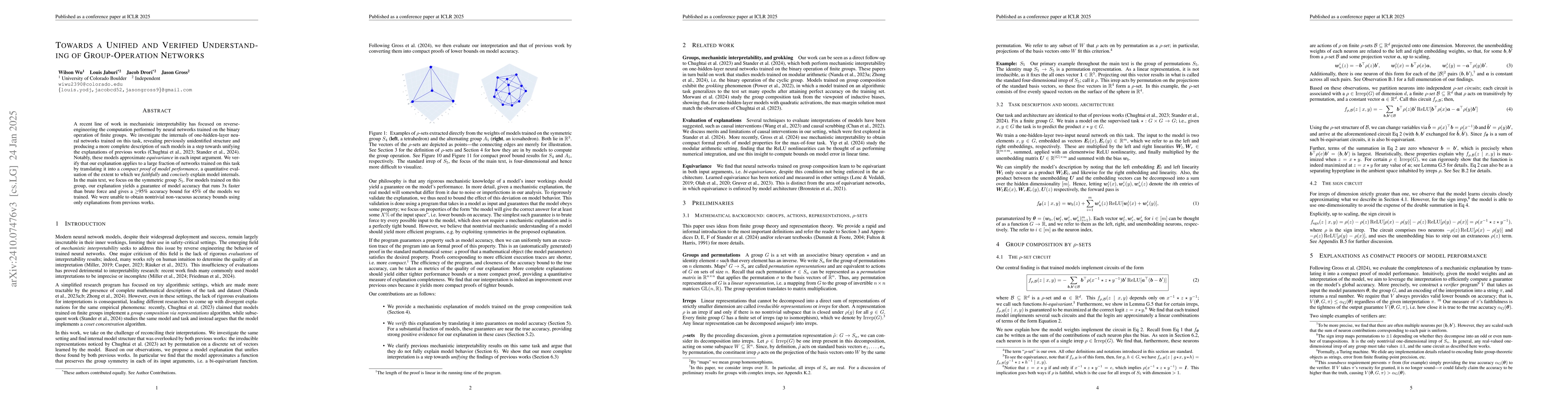 Thumbnail for Unifying and Verifying Mechanistic Interpretations: A Case Study with
  Group Operations