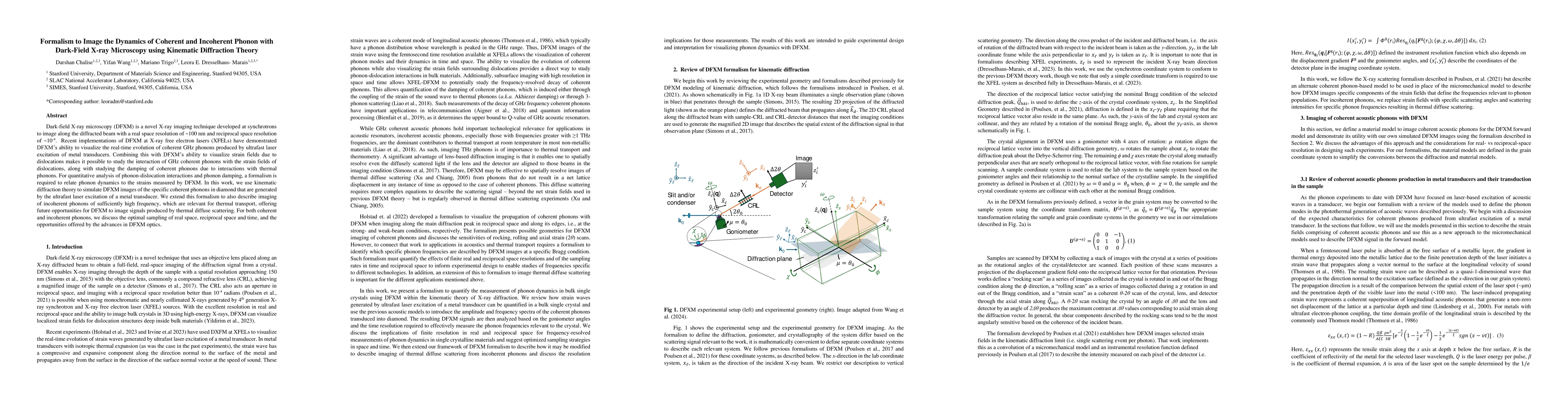 Thumbnail for Formalism to Image the Dynamics of Coherent and Incoherent Phonon with
  Dark-Field X-ray Microscopy using Kinematic Diffraction Theory