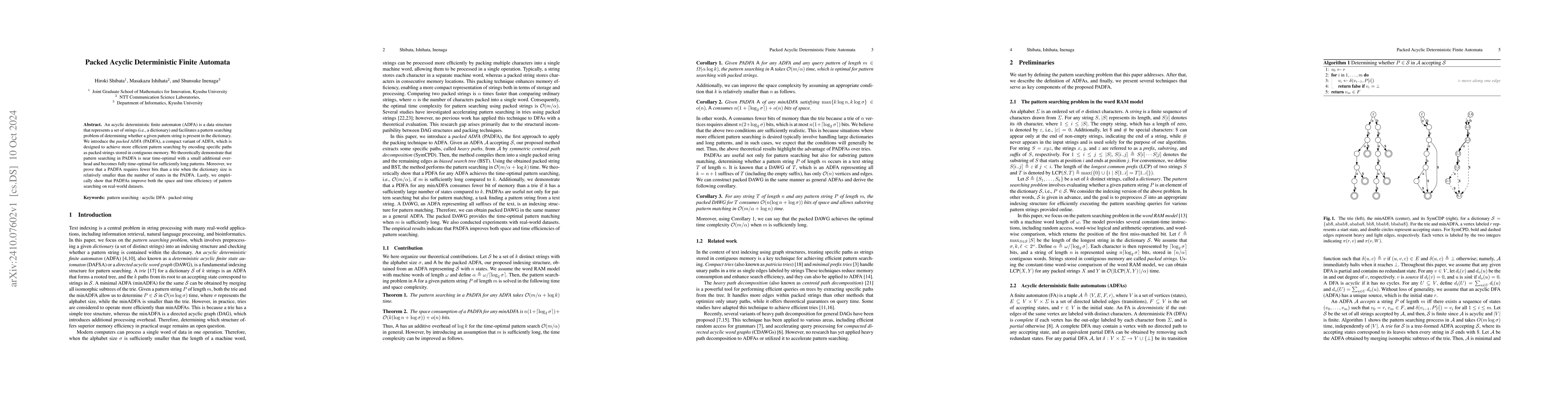Thumbnail for Packed Acyclic Deterministic Finite Automata