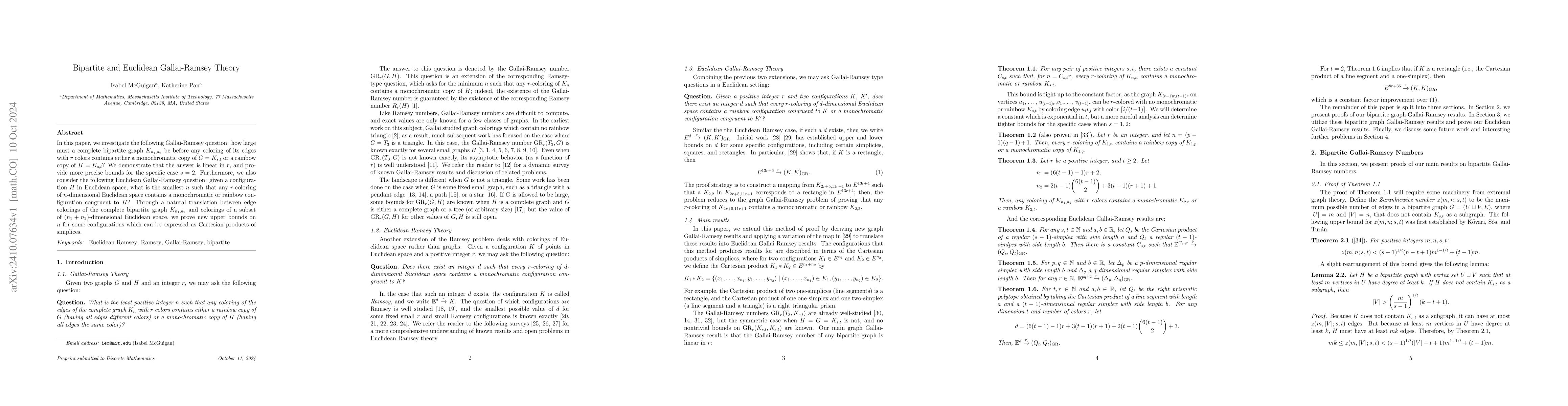 Thumbnail for Bipartite and Euclidean Gallai-Ramsey Theory