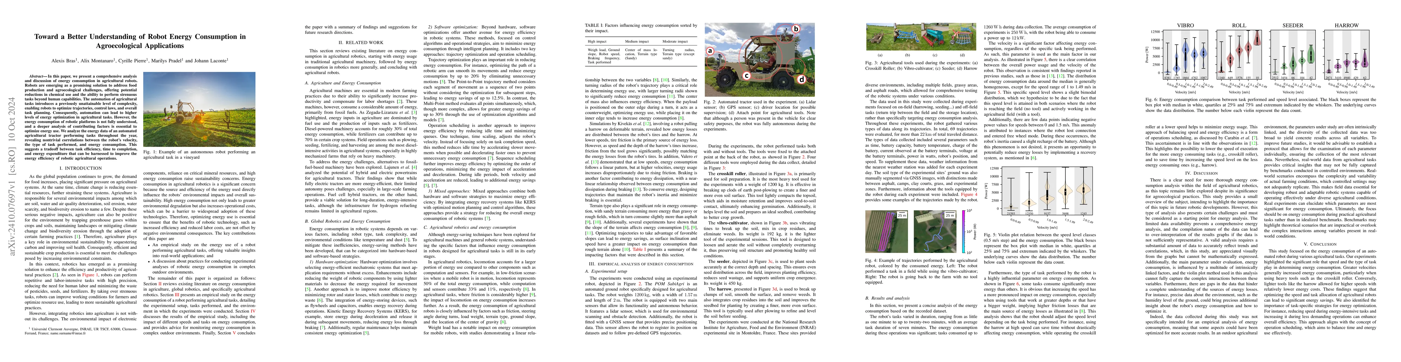 Thumbnail for Toward a Better Understanding of Robot Energy Consumption in
  Agroecological Applications