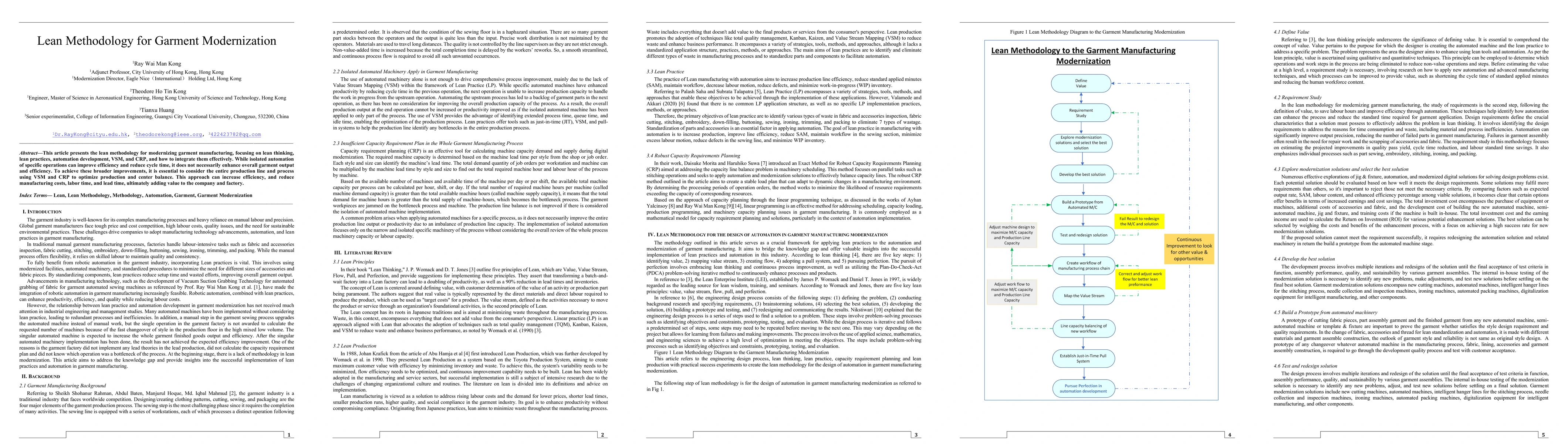 Thumbnail for Lean Methodology for Garment Modernization