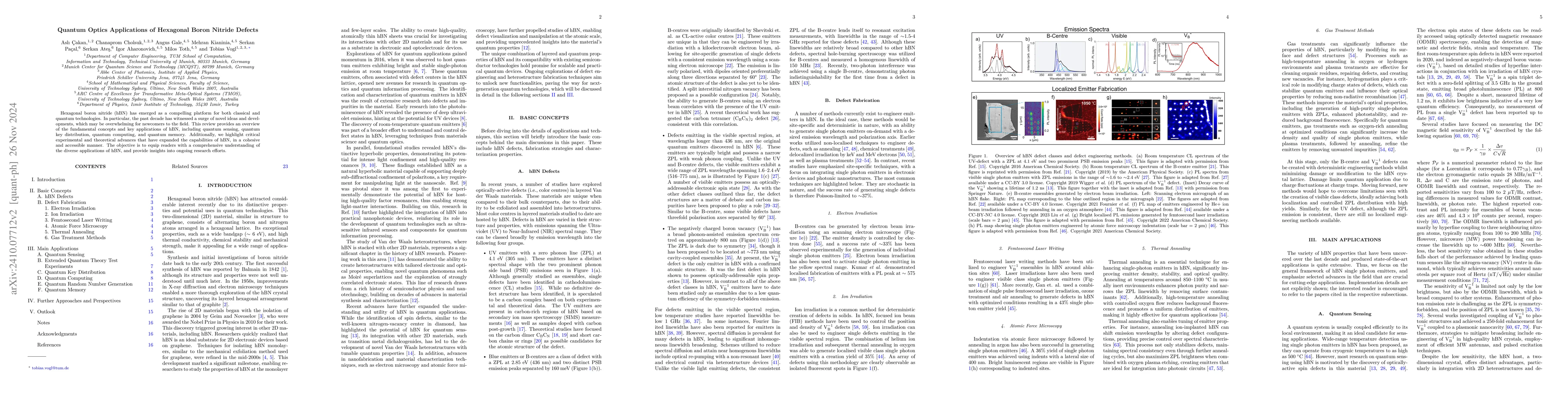 Thumbnail for Quantum Optics Applications of Hexagonal Boron Nitride Defects