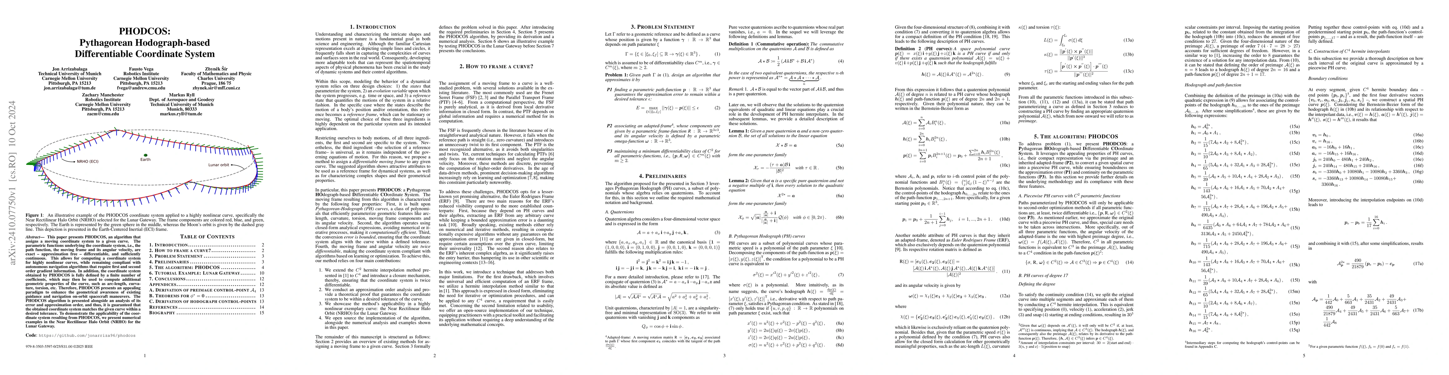 Thumbnail for PHODCOS: Pythagorean Hodograph-based Differentiable Coordinate System