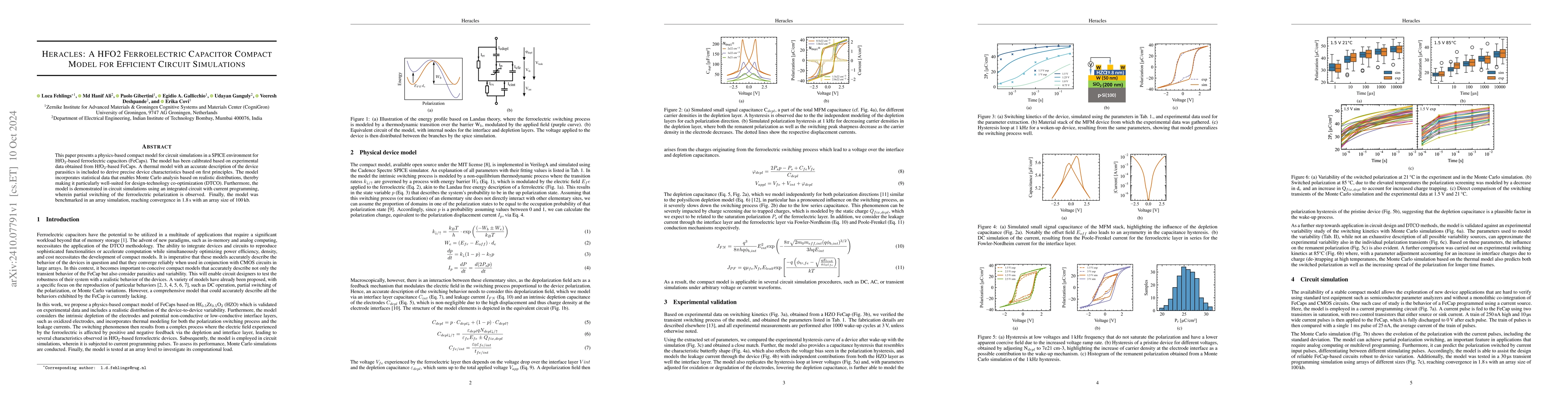 Thumbnail for Heracles: A HfO$\mathrm{_2}$ Ferroelectric Capacitor Compact Model for
  Efficient Circuit Simulations