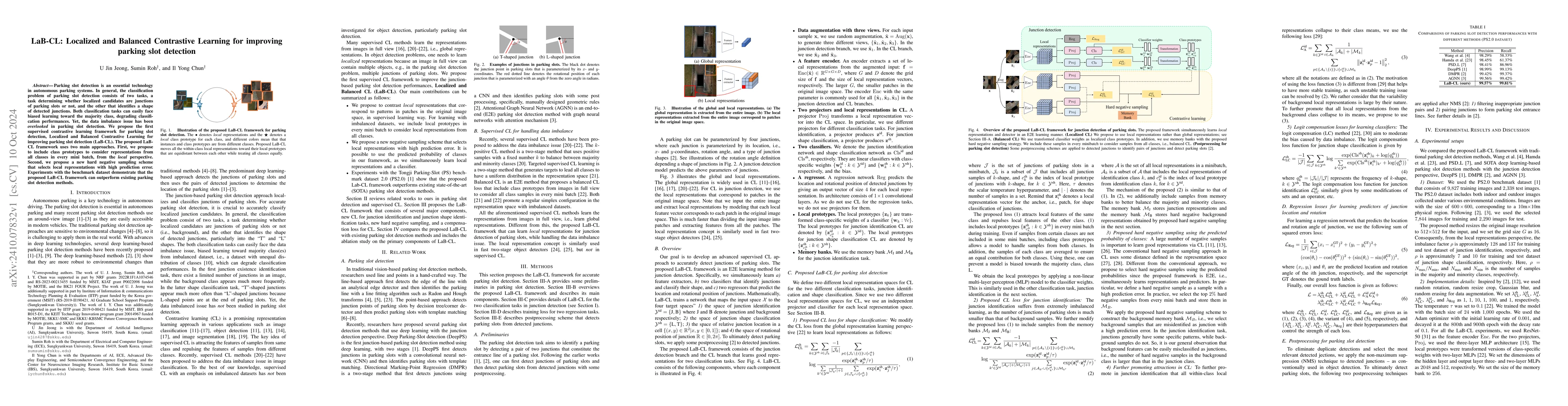 Thumbnail for LaB-CL: Localized and Balanced Contrastive Learning for improving
  parking slot detection