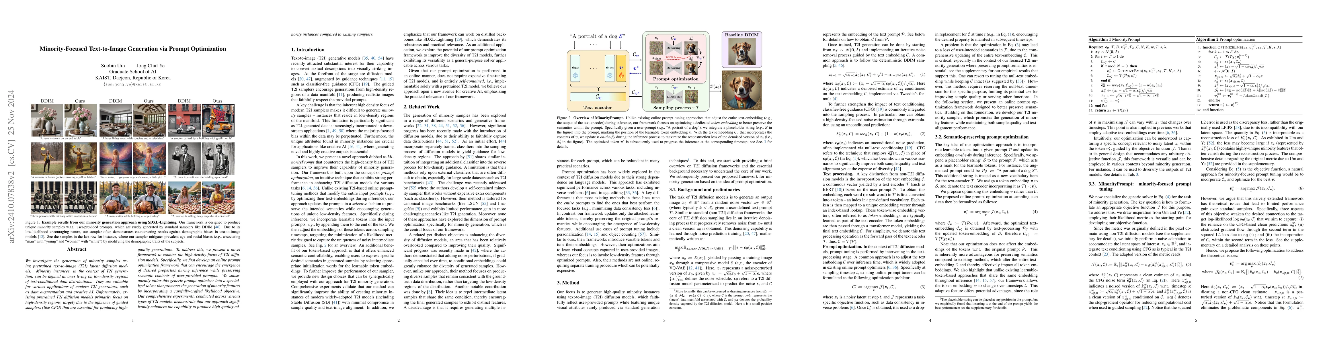 Thumbnail for MinorityPrompt: Text to Minority Image Generation via Prompt
  Optimization