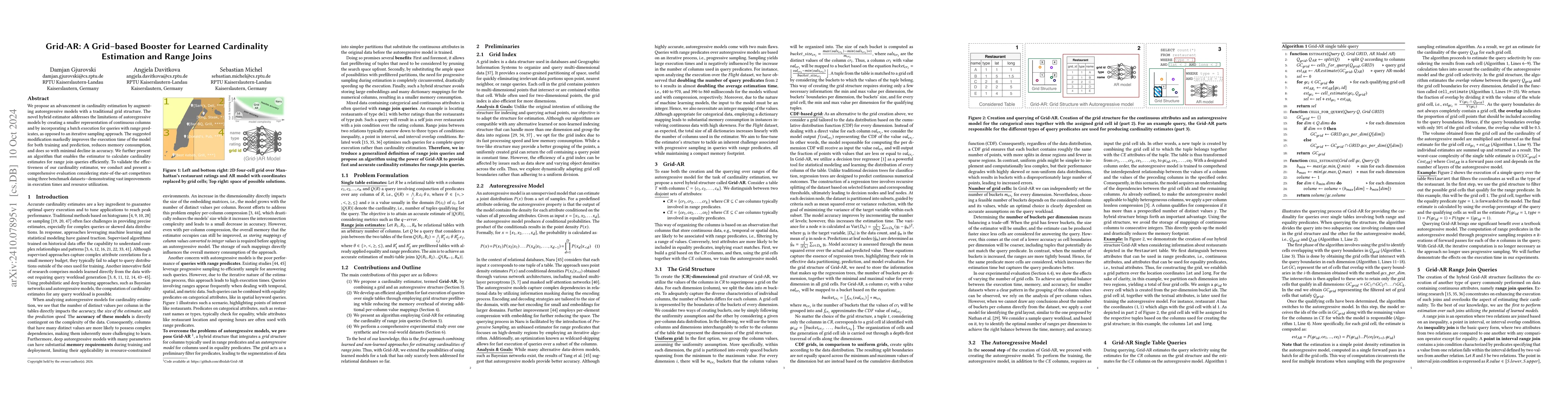 Thumbnail for Grid-AR: A Grid-based Booster for Learned Cardinality Estimation and
  Range Joins