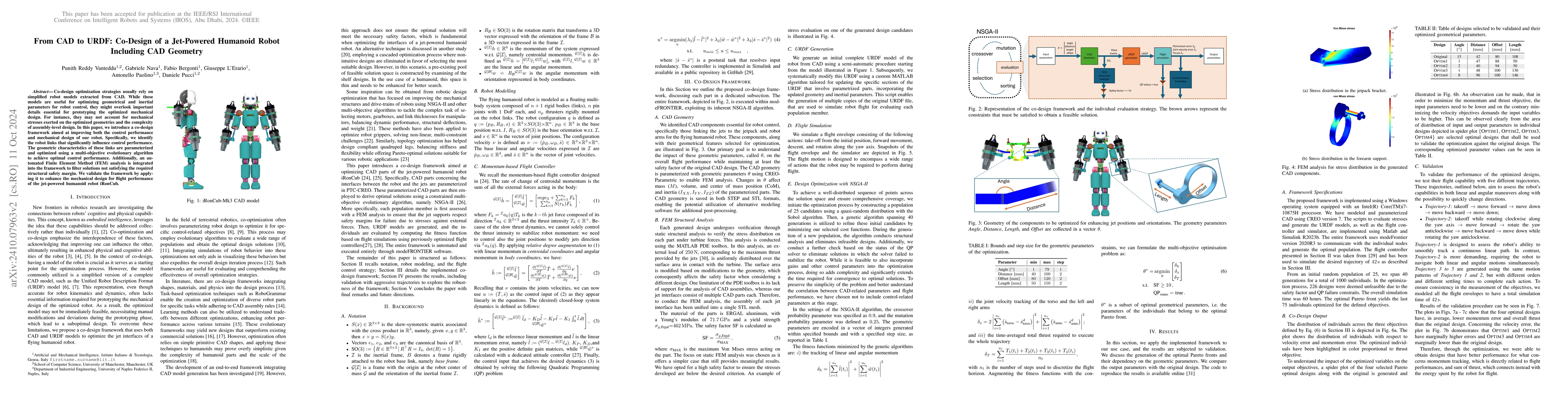Thumbnail for From CAD to URDF: Co-Design of a Jet-Powered Humanoid Robot Including
  CAD Geometry