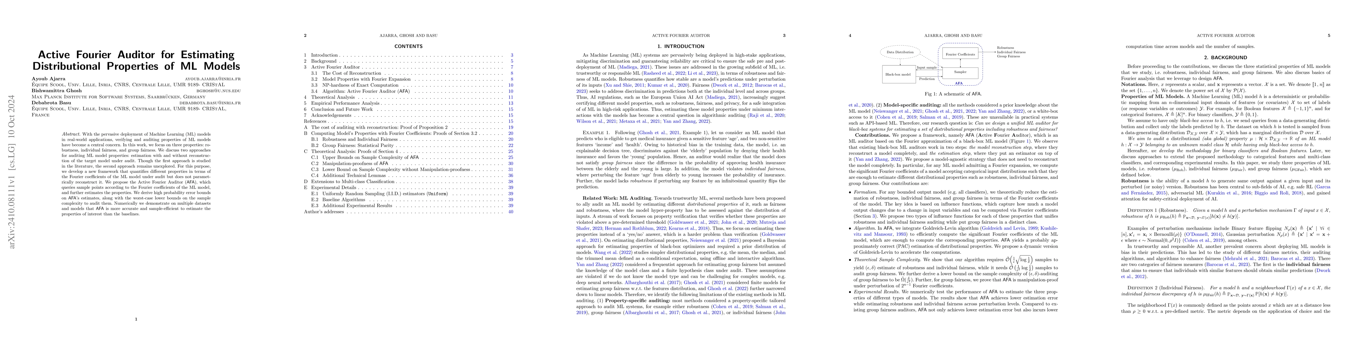 Thumbnail for Active Fourier Auditor for Estimating Distributional Properties of ML
  Models