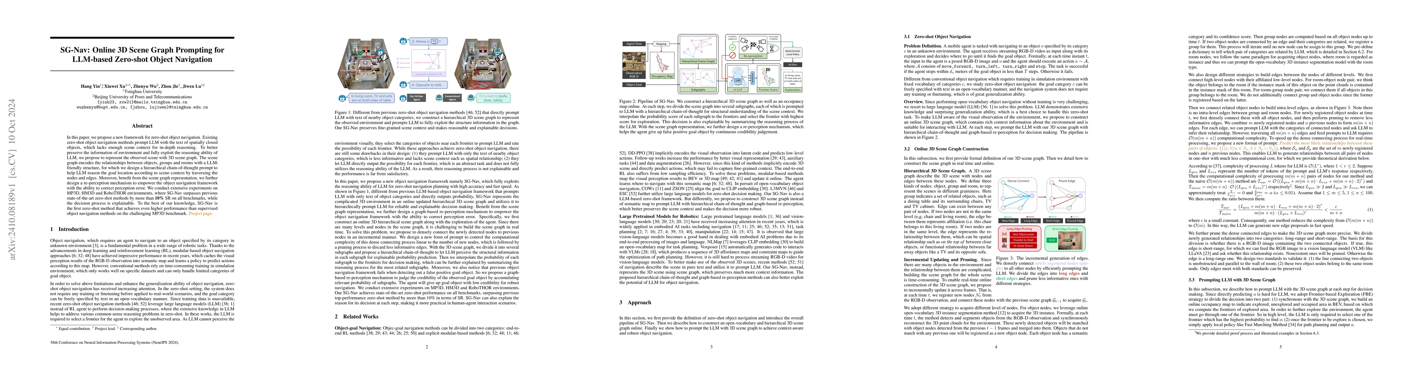 Thumbnail for SG-Nav: Online 3D Scene Graph Prompting for LLM-based Zero-shot Object
  Navigation