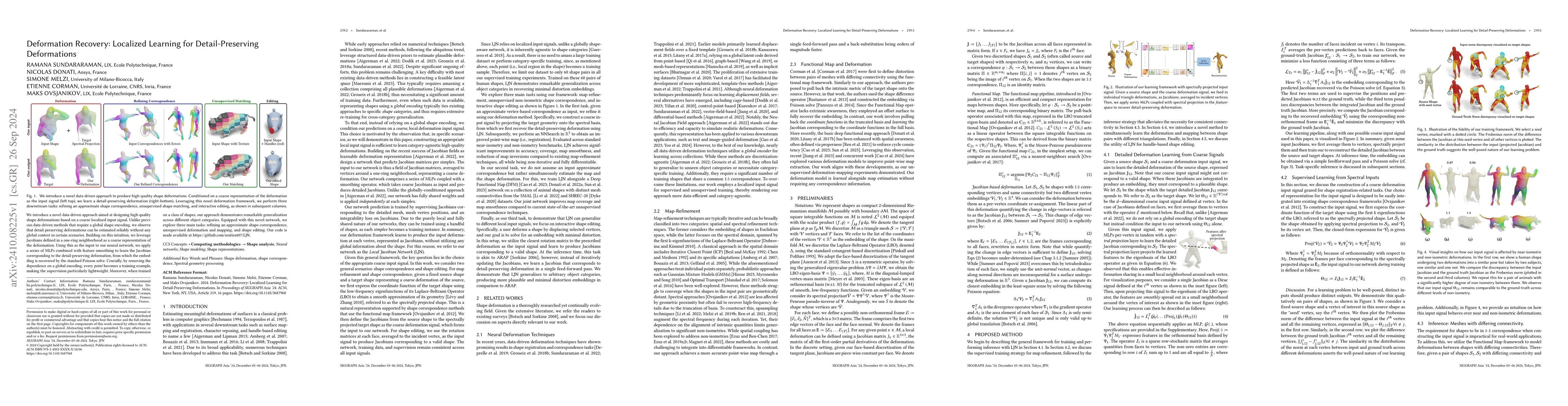 Thumbnail for Deformation Recovery: Localized Learning for Detail-Preserving
  Deformations