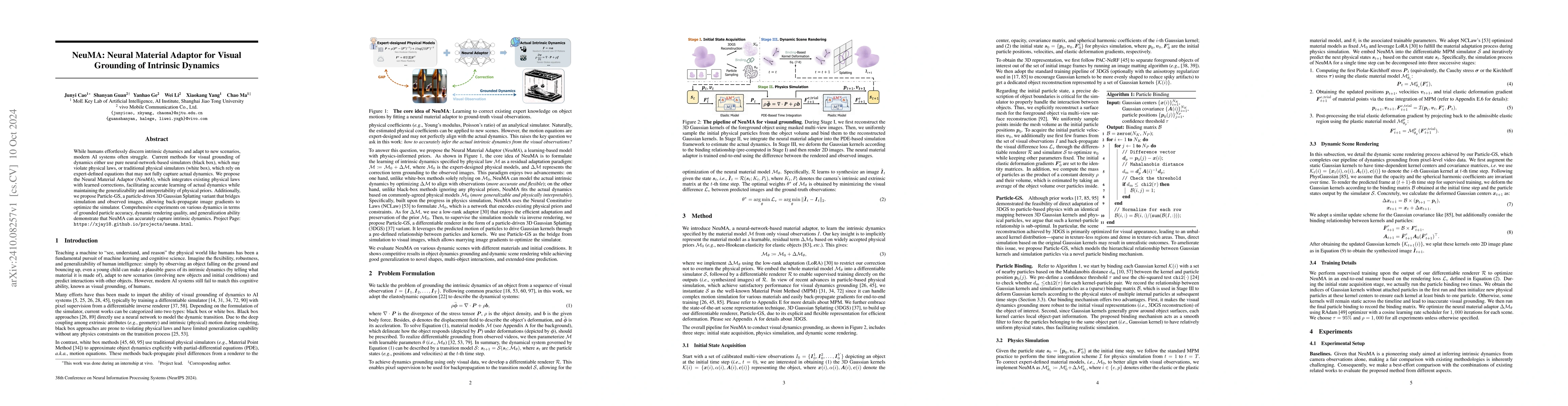 Thumbnail for Neural Material Adaptor for Visual Grounding of Intrinsic Dynamics