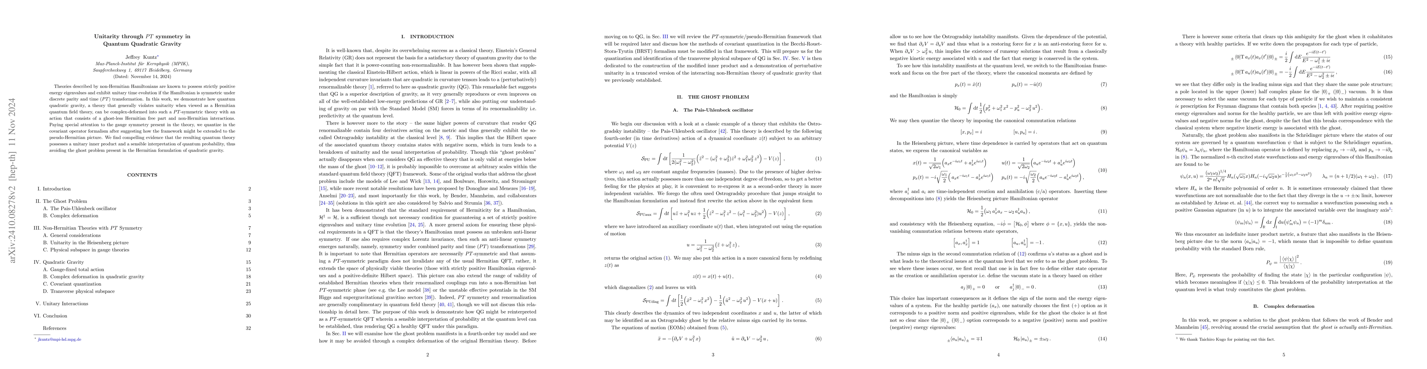 Thumbnail for Unitarity through PT symmetry in Quantum Quadratic Gravity