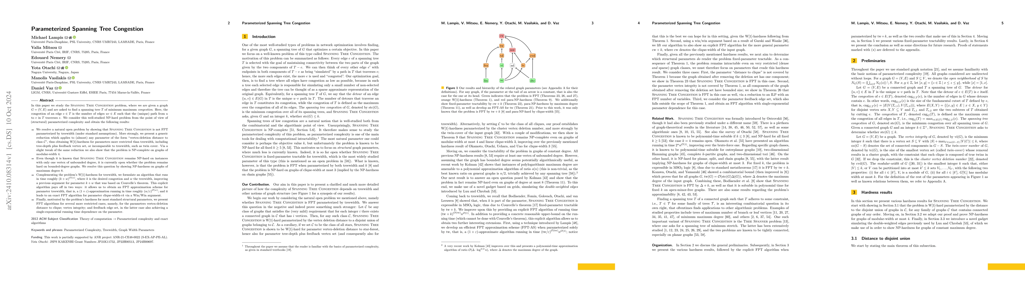 Thumbnail for Parameterized Spanning Tree Congestion