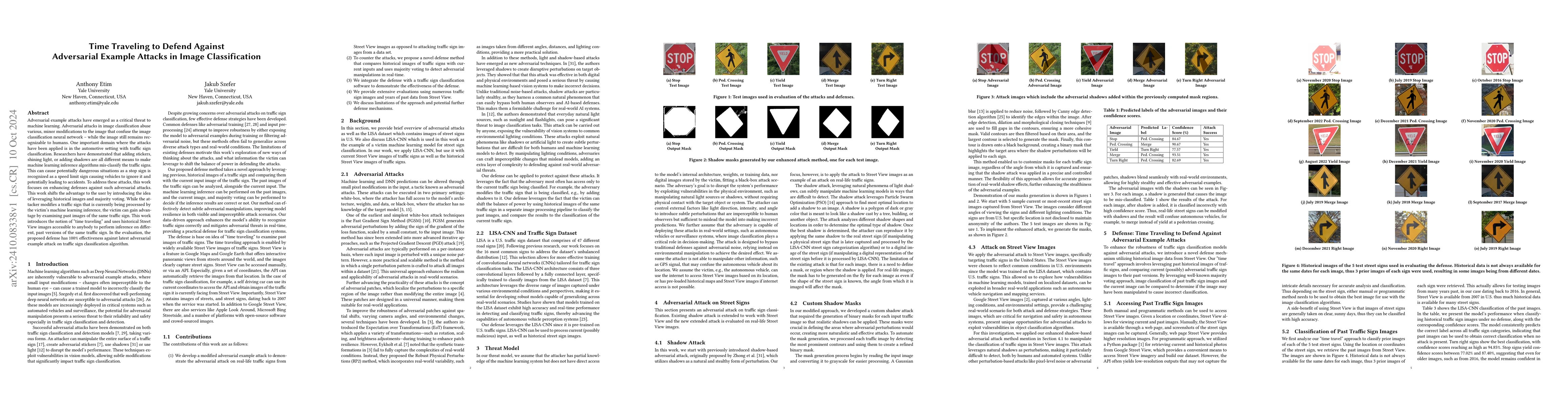 Thumbnail for Time Traveling to Defend Against Adversarial Example Attacks in Image
  Classification