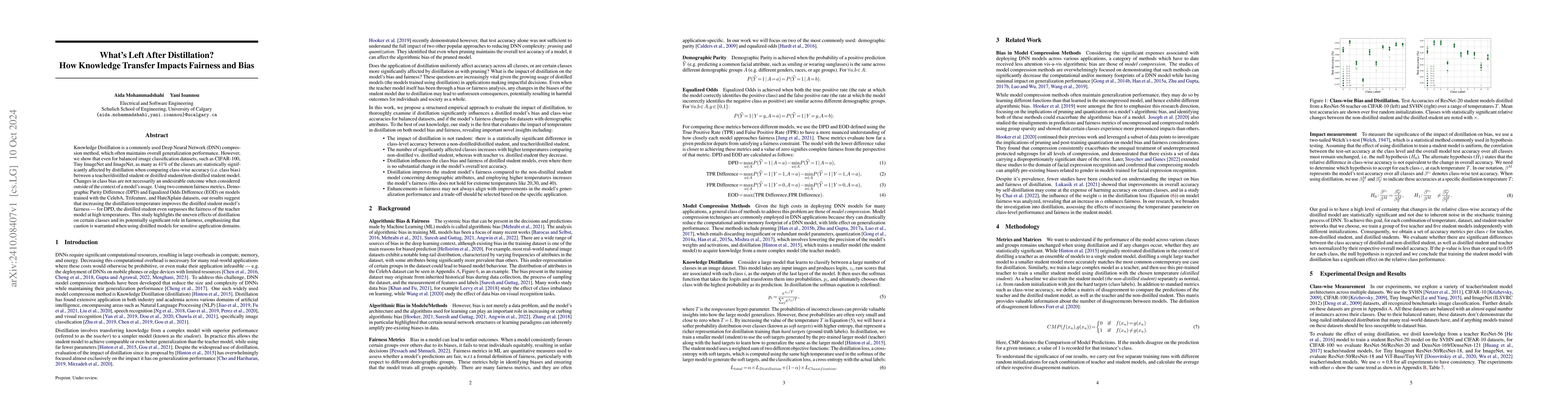 Thumbnail for What is Left After Distillation? How Knowledge Transfer Impacts Fairness
  and Bias