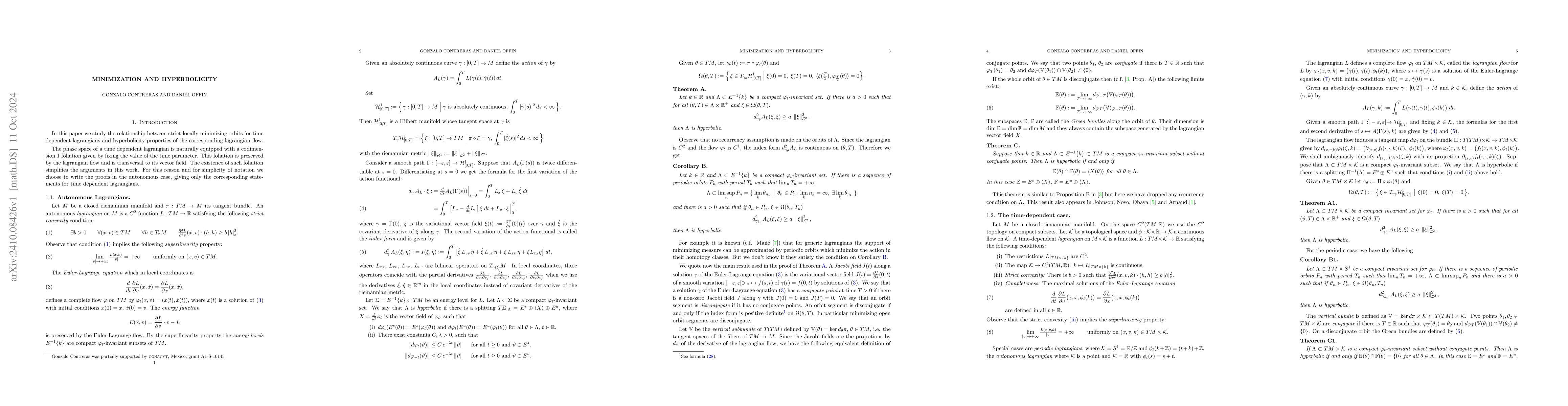 Thumbnail for Minimization and Hyperbolicity