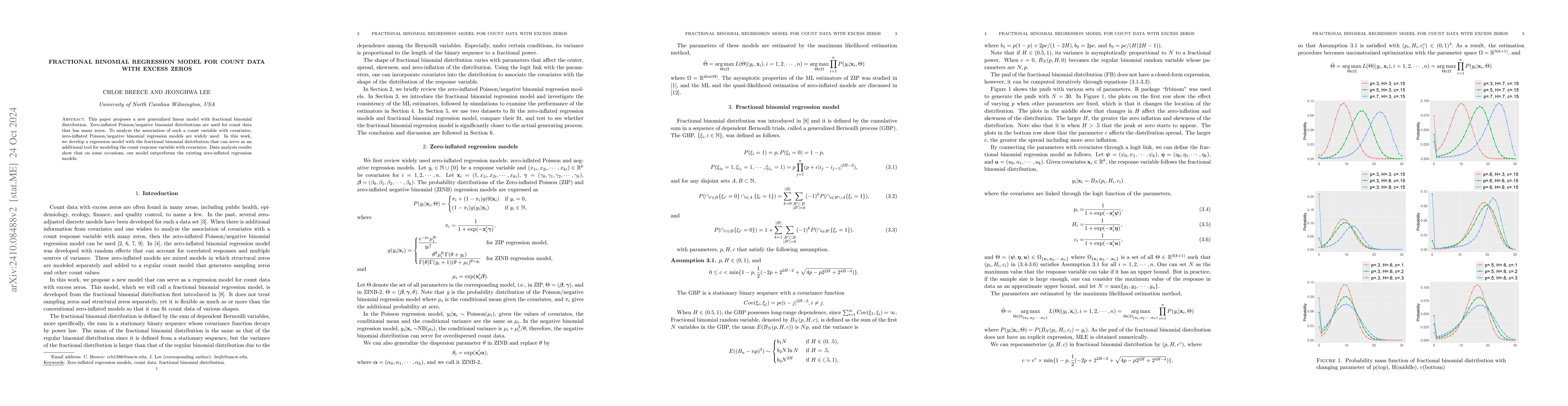 Thumbnail for Fractional binomial regression model for count data with excess zeros
