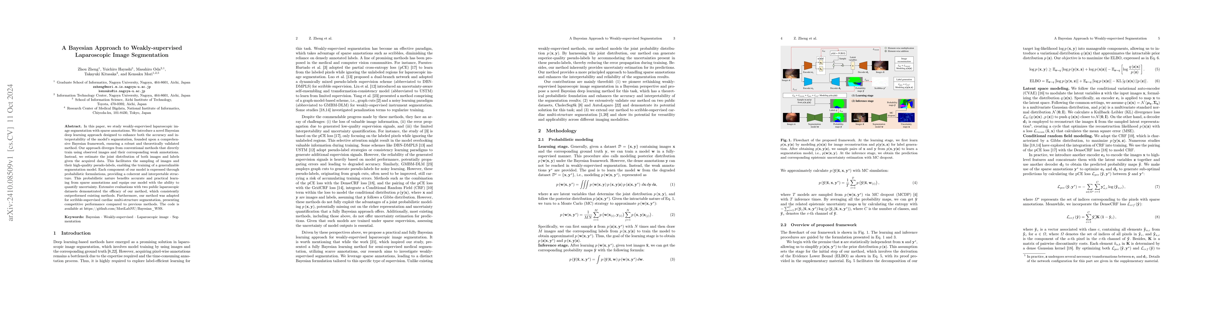 Thumbnail for A Bayesian Approach to Weakly-supervised Laparoscopic Image Segmentation