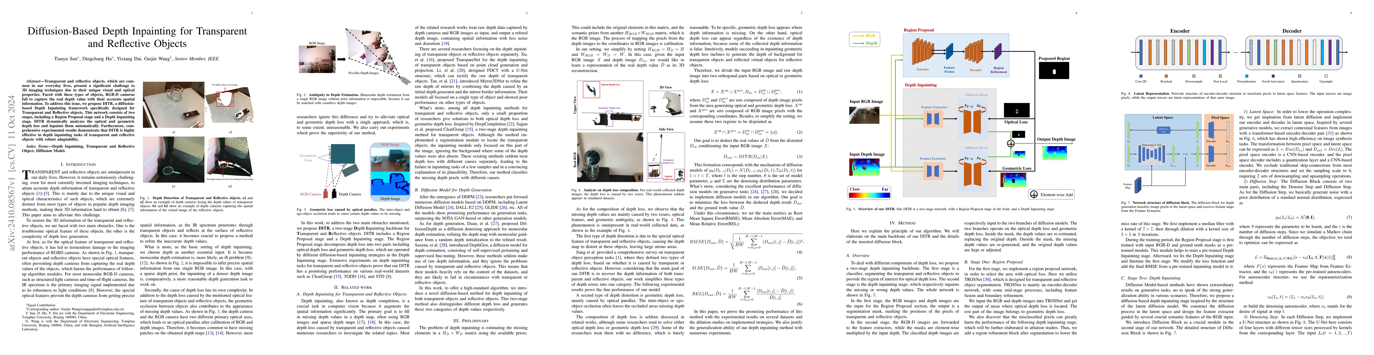 Thumbnail for Diffusion-Based Depth Inpainting for Transparent and Reflective Objects