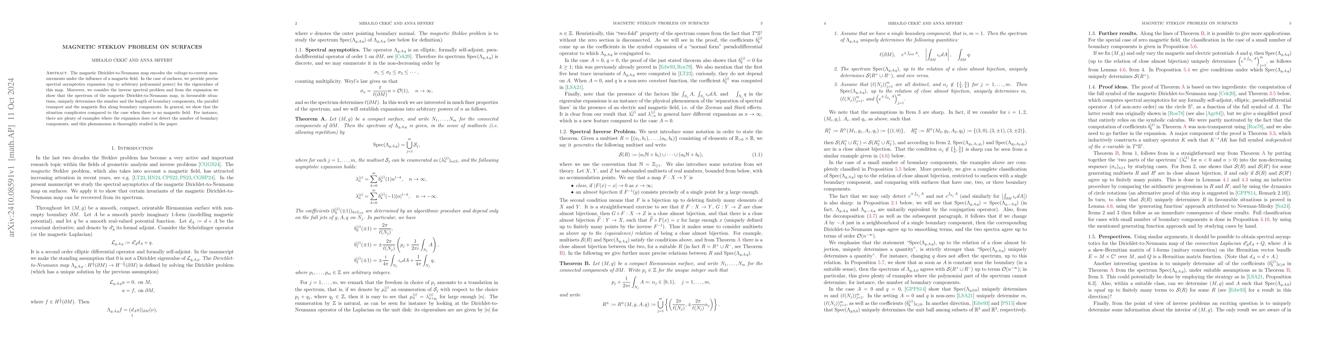 Thumbnail for Magnetic Steklov problem on surfaces