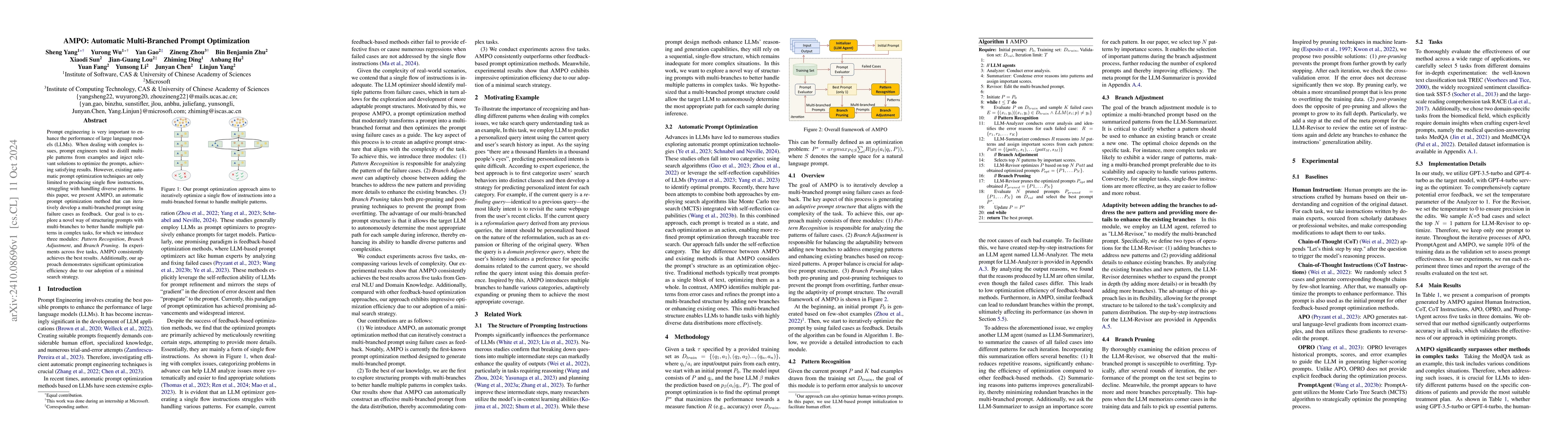 Thumbnail for AMPO: Automatic Multi-Branched Prompt Optimization