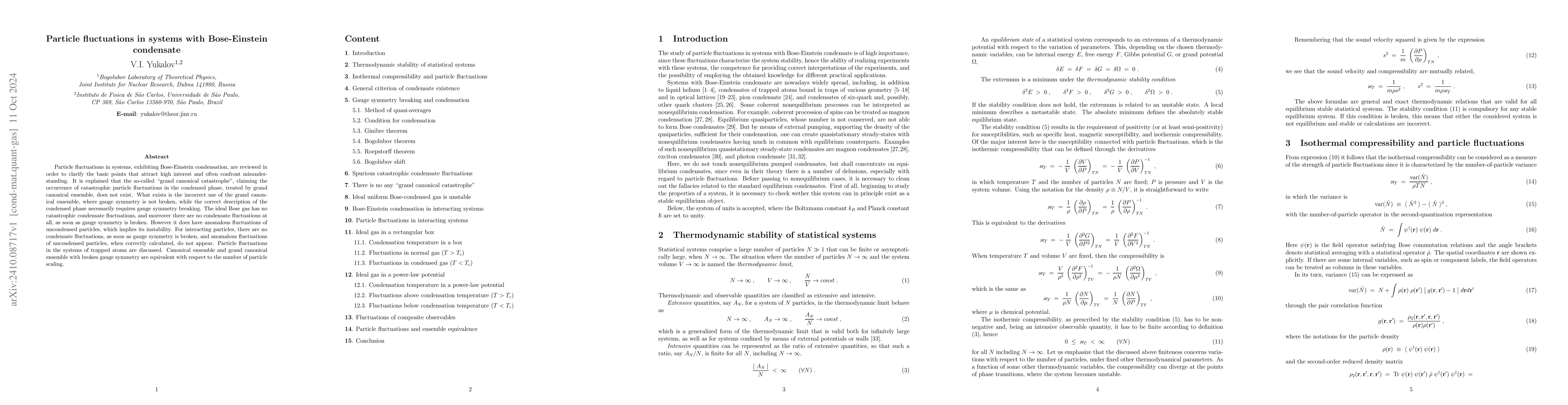 Thumbnail for Particle fluctuations in systems with Bose-Einstein condensate