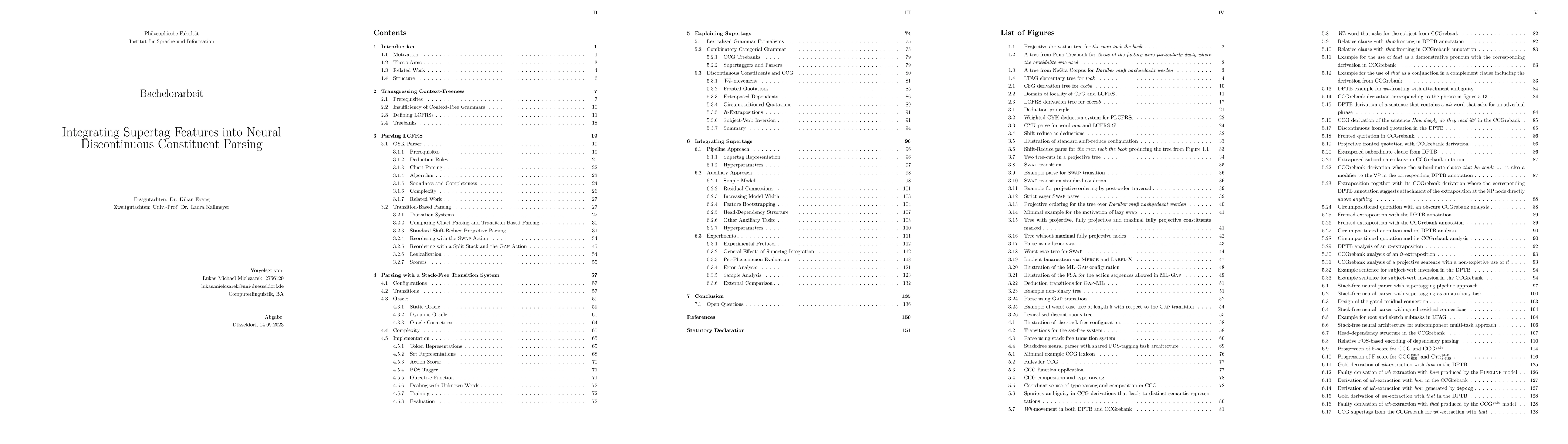 Thumbnail for Integrating Supertag Features into Neural Discontinuous Constituent
  Parsing