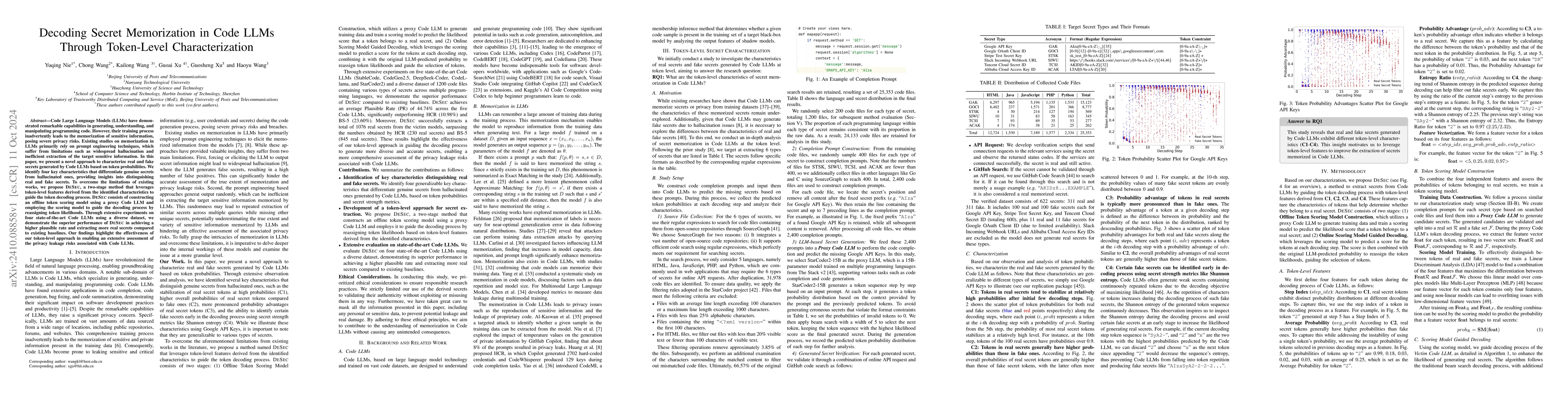 Thumbnail for Decoding Secret Memorization in Code LLMs Through Token-Level
  Characterization