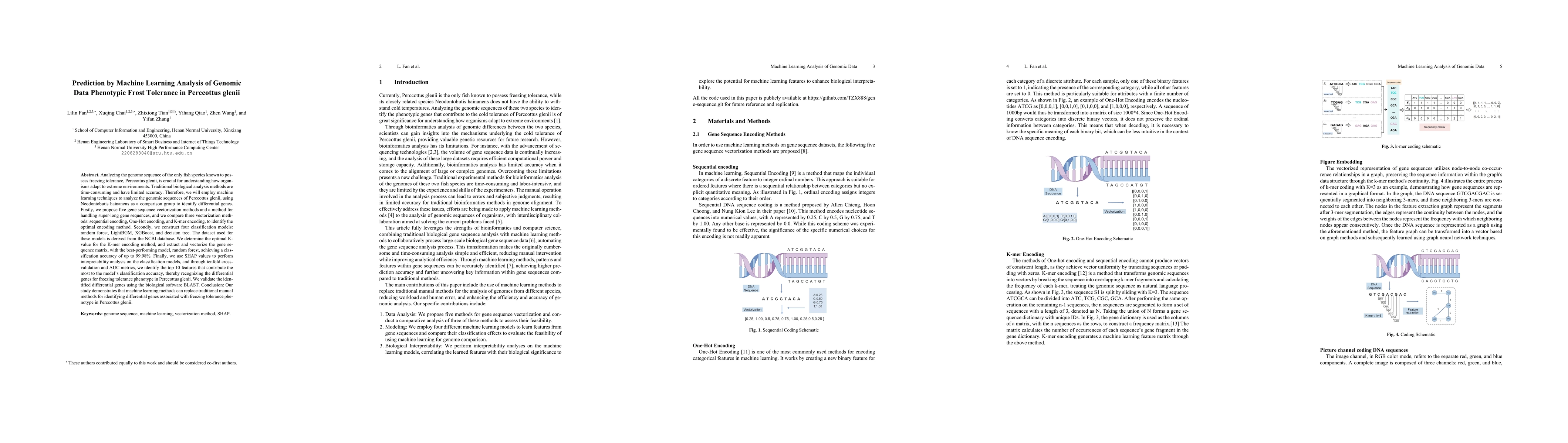 Thumbnail for Prediction by Machine Learning Analysis of Genomic Data Phenotypic Frost
  Tolerance in Perccottus glenii