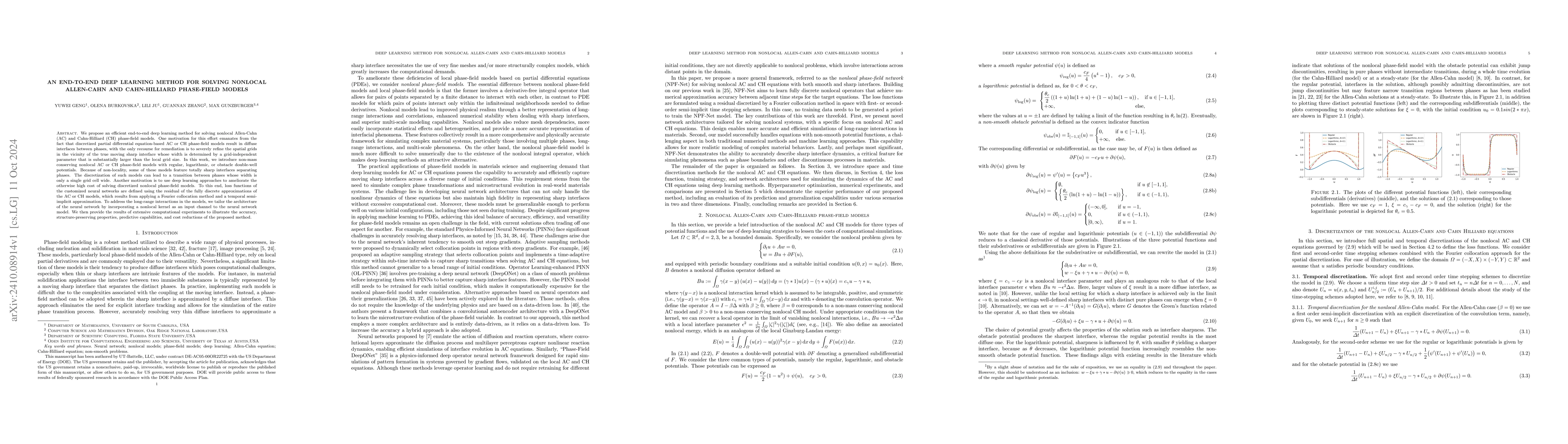 Thumbnail for An End-to-End Deep Learning Method for Solving Nonlocal Allen-Cahn and
  Cahn-Hilliard Phase-Field Models