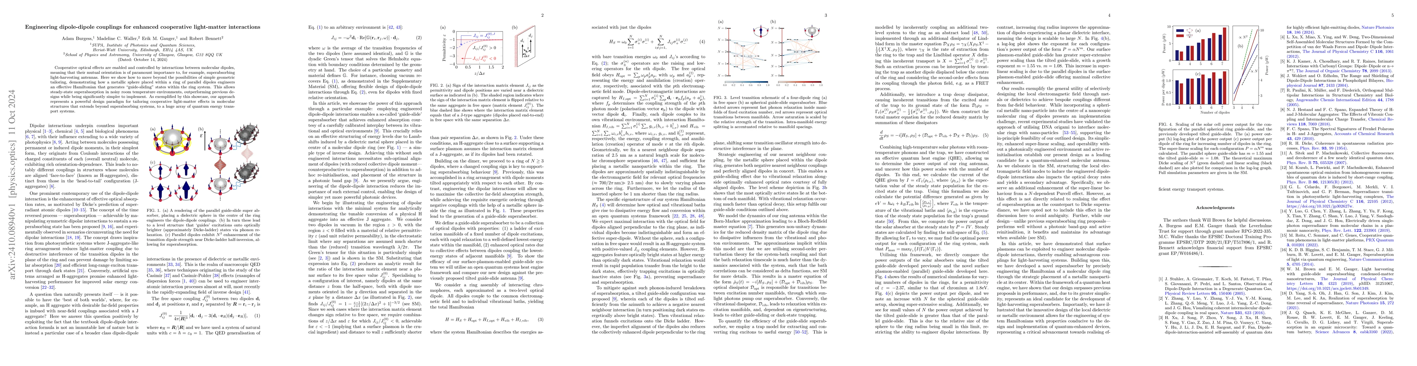 Thumbnail for Engineering dipole-dipole couplings for enhanced cooperative
  light-matter interactions