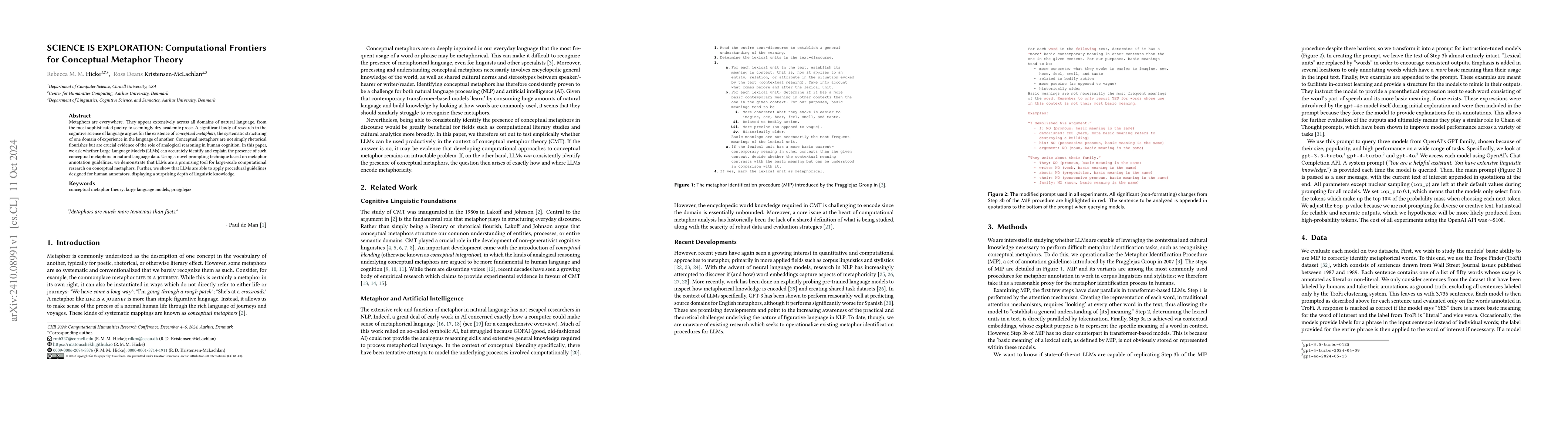 Thumbnail for Science is Exploration: Computational Frontiers for Conceptual Metaphor
  Theory