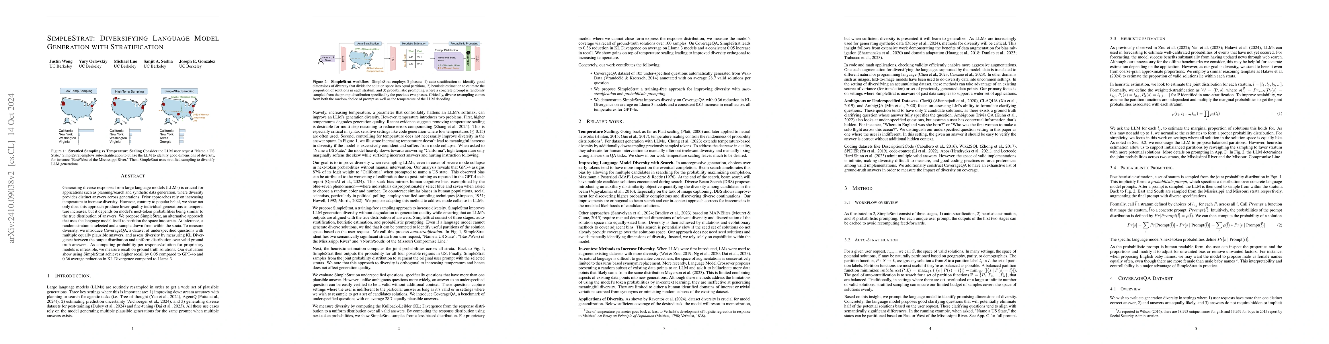Thumbnail for SimpleStrat: Diversifying Language Model Generation with Stratification